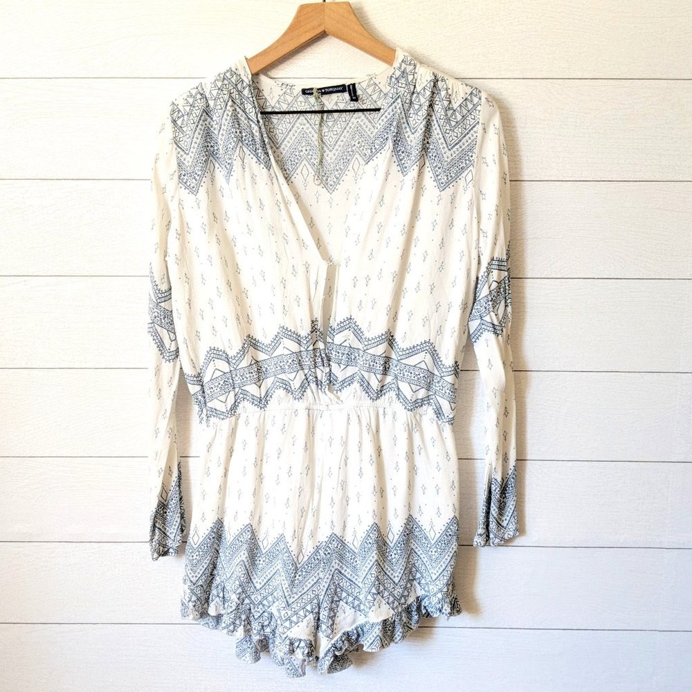 Ghanda Torquay Long Sleeve Romper M